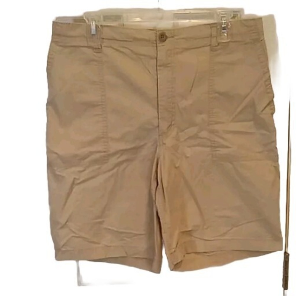 Lands End Shorts Men's Size 32-34 Camp Outdoor Elastic Waist Cargo Style Pockets